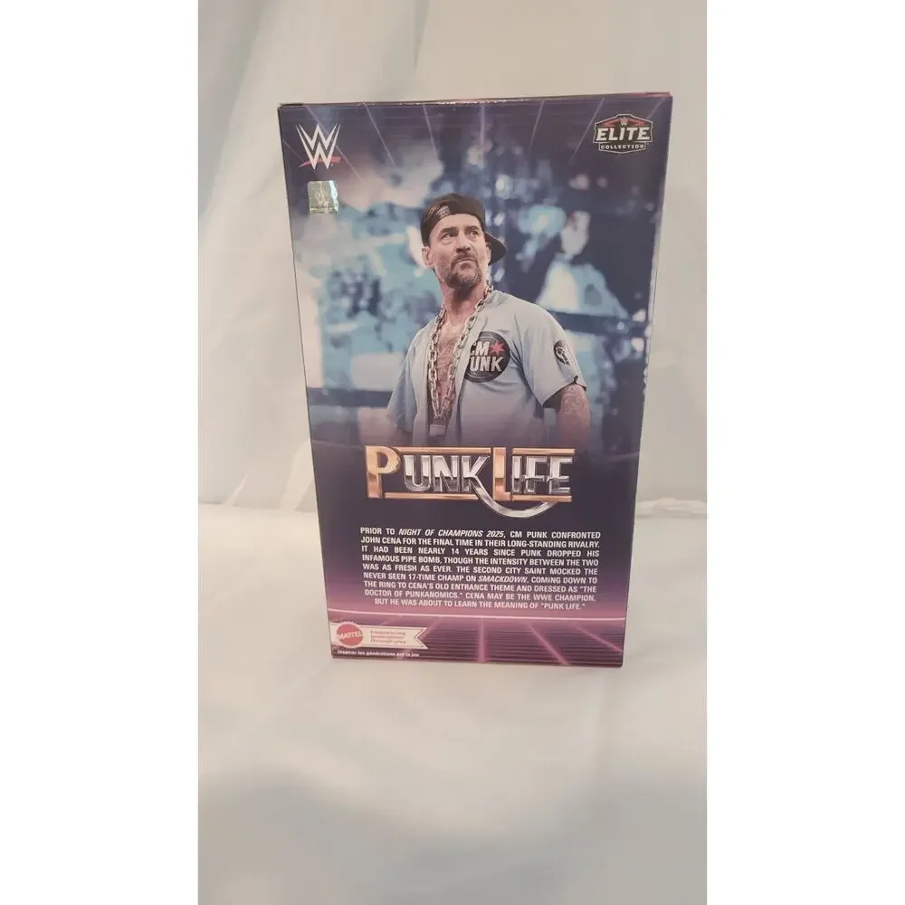 2026 Mattel WWE Elite Mattel Creations Exclusive CM Punk “Punk Life” RARE